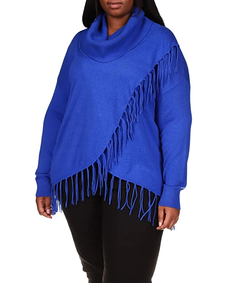 Deals ๐ MICHAEL Michael Kors Plus Size Fringe Cowl Wrap Sweater | Sweaters ๐ 4 Deals ๐ MICHAEL Michael Kors Plus Size Fringe Cowl Wrap Sweater | Sweaters ๐ - Image 4