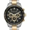 Promo 🎁 Michael Kors Layton Chronograph Stainless Steel ⌚ Watch | Fashion ⌚ Watches 😉