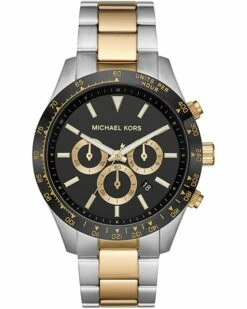 Promo 🎁 Michael Kors Layton Chronograph Stainless Steel ⌚ Watch | Fashion ⌚ Watches 😉