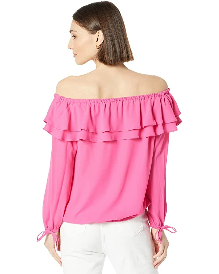 Promo ๐ MICHAEL Michael Kors Petite Ruffle Peasant Top | ๐ Shirts & Tops ๐ 2 Promo ๐ MICHAEL Michael Kors Petite Ruffle Peasant Top | ๐ Shirts & Tops ๐ - Image 2