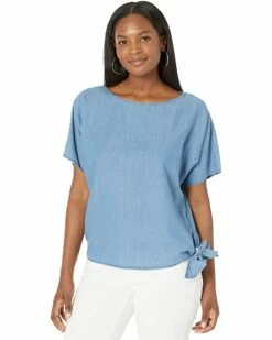 Coupon 🎉 MICHAEL Michael Kors Tencel Side-Tie Top | 👚 Shirts & Tops 🌟