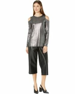 Discount ๐ MICHAEL Michael Kors Foil Rib Long Sleeve Cold-Shoulder Top | ๐ Shirts & Tops ๐ 7 Discount ๐ MICHAEL Michael Kors Foil Rib Long Sleeve Cold-Shoulder Top | ๐ Shirts & Tops ๐ -Outlet Michael Kors Store 71yHL93XwhL. AC SR736920