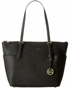 Promo 👏 MICHAEL Michael Kors Jet Set Saffiano Top-Zip Tote | 👜 Handbags 🛒