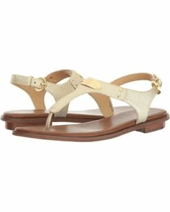 Brand new 😀 MICHAEL Michael Kors MK Plate Thong | 🩴 Sandals 🧨 -Outlet Michael Kors Store 81E3B o70yL. AC SR736920