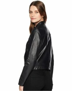 Cheapest 🛒 MICHAEL Michael Kors Leather Moto Jacket | 🧥 Coats & Outerwear ⭐ -Outlet Michael Kors Store 81EWCLIrSDL. AC SR736920