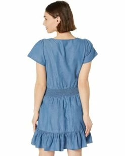 Hot Sale ✨ MICHAEL Michael Kors Petite Short Sleeve Tencel Wrap Drs | 👗 Dresses 🎉 -Outlet Michael Kors Store 81HljvSviSL. AC SR736920