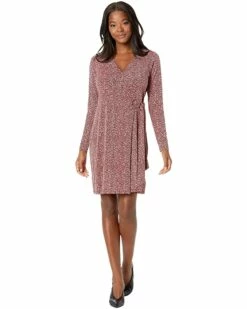 Budget 🌟 MICHAEL Michael Kors Bud Ring Wrap Long Sleeve 👗 Dress | 👗 Dresses 👍