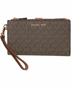 Best Sale 🤩 MICHAEL Michael Kors Jet Set Double Zip Wristlet | 👜 Handbags ⌛