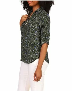 Buy 👏 MICHAEL Michael Kors Floral Vine 🐕 Dog Tag Top | 👚 Shirts & Tops 😍 -Outlet Michael Kors Store 81WVOp2LDL. AC SR736920