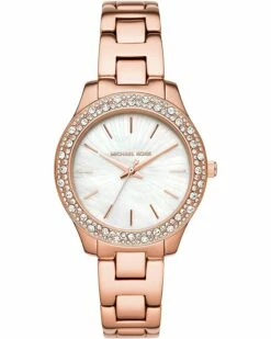 Flash Sale ✨ Michael Kors MK4557 - Liliane Three-Hand Stainless Steel ⌚ Watch | Fashion ⌚ Watches 💯
