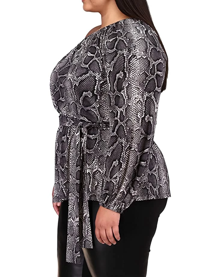 Buy ๐ MICHAEL Michael Kors Plus Size Snake One Shoulder Tunic | ๐ Shirts & Tops โ 2 Buy ๐ MICHAEL Michael Kors Plus Size Snake One Shoulder Tunic | ๐ Shirts & Tops โ - Image 2