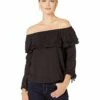 Deals 🌟 MICHAEL Michael Kors Ruffle Peasant Top | 👚 Shirts & Tops 💯