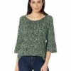 Cheap 🎉 MICHAEL Michael Kors Vine Leaves Flare Sleeve Top | 👚 Shirts & Tops 🔥