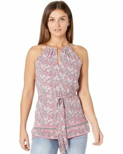 Top 10 ๐ MICHAEL Michael Kors Petite Halter Chain Border Top | ๐ Shirts & Tops ๐