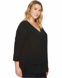 Budget 😍 MICHAEL Michael Kors Plus Size V-Neck Mixed Media Top | 👚 Shirts & Tops 🎉 -Outlet Michael Kors Store 81wvFdAF8ML. AC SR736920