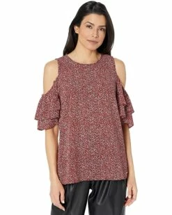 Best deal ๐ฅ MICHAEL Michael Kors Cold-Shoulder Flutter Top | ๐ Shirts & Tops ๐