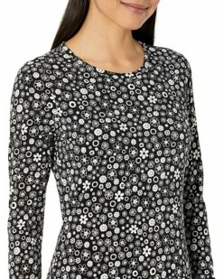 Best Sale 😉 MICHAEL Michael Kors Stencil 60s Matte Jersey Flounce 👗 Dress | 👗 Dresses ✨ -Outlet Michael Kors Store 91G95Hupk L. AC SR736920