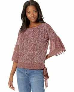 Best Pirce 👍 MICHAEL Michael Kors Spring Bud Combo Sleeve Top | 👕 Shirts & Tops 👏